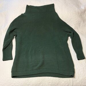 Free People Deep Green Turtleneck Sweater